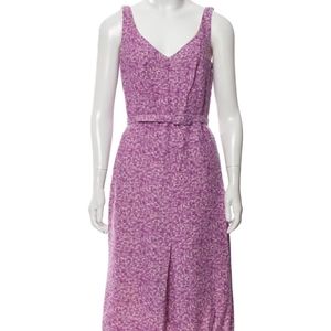 Marc Jacobs lavender/violet printed A-line dress